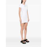 Tricouri MARINE SERRE Dama - Tricouri MARINE SERRE Marine Serre Rib T-Shirt Dress WHITE Femei (BM 17034171) - B-mall.ro