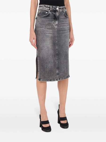 Fuste MOSCHINO JEANS Moschino Jeans Denim Skirt GRAY Femei (BM 17035149) 2