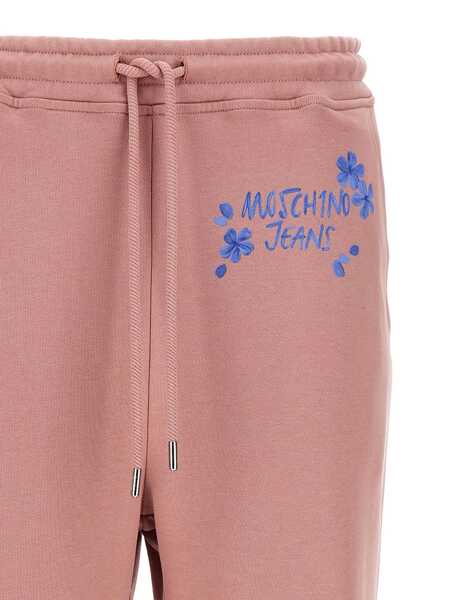Pantaloni casual MOSCHINO JEANS Moschino Jeans Sweatshirt Pants PINK Femei (BM 17035194) 3
