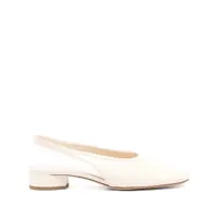Pantofi cu toc Aeyde Dua Nappa Leather Creamy Shoes Femei
