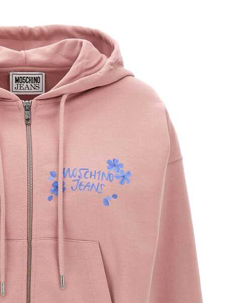 Bluze de trening MOSCHINO JEANS Moschino Jeans Hoodie PINK Femei (BM 17035296) 3