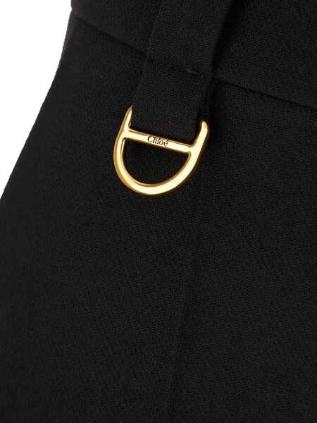 Pantaloni casual Chloe Chlo Shorts Black Femei (BM 17036160) 3