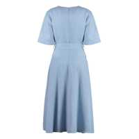 Rochii P.A.R.O.S.H. Dama - Rochii P.A.R.O.S.H. P.A.R.O.S.H. Viscose-Blend Dress BLUE Femei (BM 17036388) - B-mall.ro