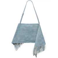 Esarfe JW Anderson Blue Suede Shoulder Bag Femei