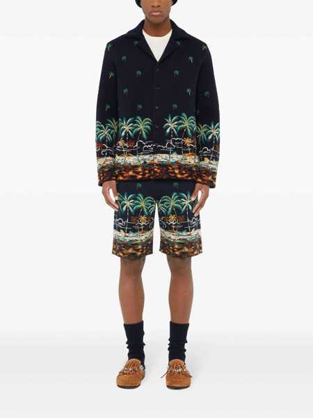 Pulovere ALANUI Alanui The Tale Of A Hawaiian Virgin Wool Overshirt BLUE Barbati (BM 17037948) 3