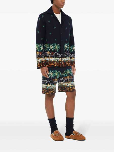 Pulovere ALANUI Alanui The Tale Of A Hawaiian Virgin Wool Overshirt BLUE Barbati (BM 17037948) 4