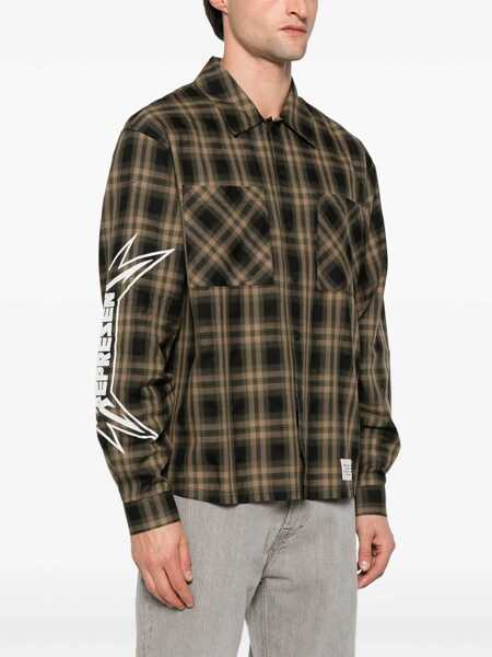 Camasi REPRESENT Represent Shirts BROWN Barbati (BM 17038152) 3