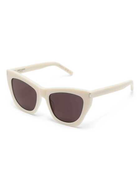 Ochelari de soare Saint Laurent SAINT LAURENT Sunglasses IVORY IVORY BLACK Femei (BM 17039016) 2