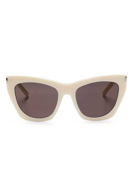 Ochelari de soare Saint Laurent SAINT LAURENT Sunglasses IVORY IVORY BLACK Femei (BM 17039016) 1