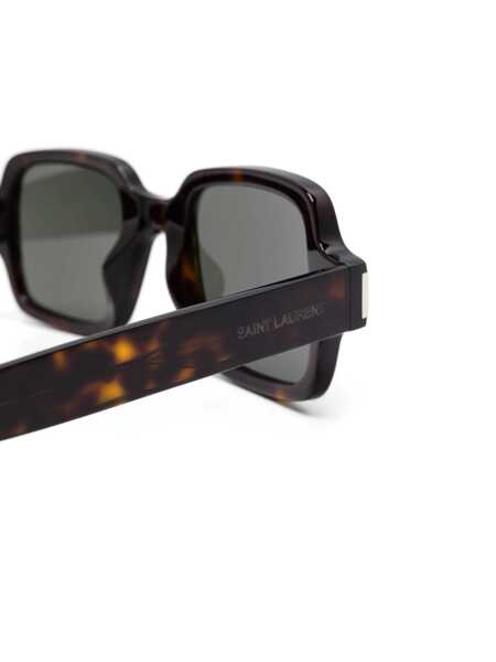 Ochelari de soare Saint Laurent SAINT LAURENT Sunglasses HAVANA HAVANA GREY Femei (BM 17039103) 3