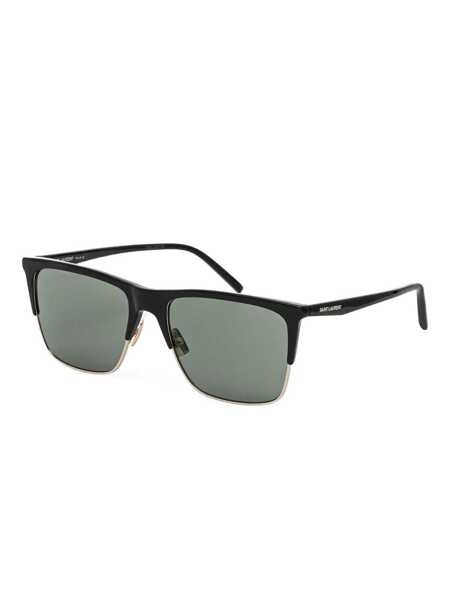 Ochelari de soare Saint Laurent SAINT LAURENT Sunglasses BLACK BLACK GREEN Barbati (BM 17039196) 2