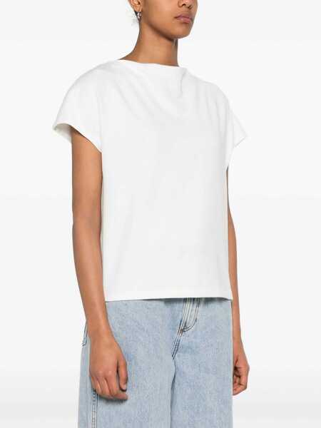 Tricouri Vince Vince Knitted T-Shirt WHITE Femei (BM 17039577) 3