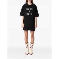 Rochii Zadig & Voltaire Dama - Rochii Zadig & Voltaire Zadig&Voltaire Black Cotton Dress Black Femei (BM 17041431) - B-mall.ro