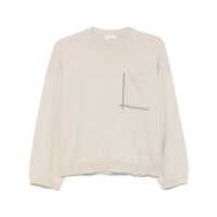 Pulovere Brunello Cucinelli Silk And Wool Blended Sweater Femei