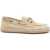 Hogan Leather Boat Moccasin BEIGE