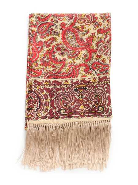 Esarfe Valentino Garavani Valentino Garavani Printed Silk Scarf YELLOW Barbati (BM 17042844) 2