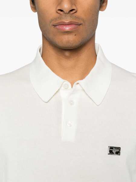 Tricouri Polo Dolce & Gabbana Polo With Logo WHITE Barbati (BM 17042857) 4