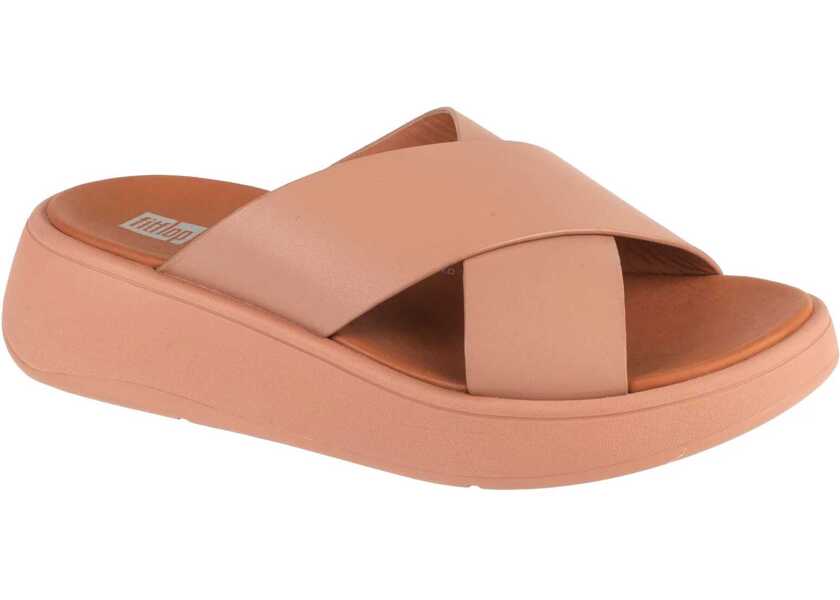 Slapi FitFlop F-Mode Flatform Beige Femei (BM 17042974) 1