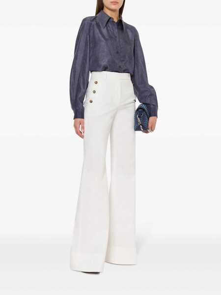 Camasi Alberta Ferretti Grey silk shirt Gray Femei (BM 17043154) 2