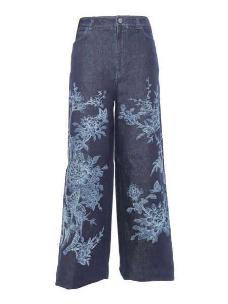 Pantaloni Alberta Ferretti Denim Pants Blue Femei (BM 17043157) 1