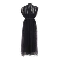 Rochii Fabiana Filippi Dama - Rochii Fabiana Filippi TULLE SLEEVELESS DRESS WITH KNIT TURTLE NECK COLLAR Black Femei (BM 17043529) - B-mall.ro