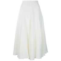 Fuste VISCOSE LINEN FLARED SKIRT Femei