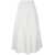 Fabiana Filippi VISCOSE LINEN FLARED SKIRT White