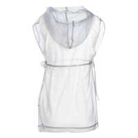 Topuri Fabiana Filippi Dama - Topuri Fabiana Filippi JERSEY TANK TOP WITH HOODED TULLE LAYER Gray Femei (BM 17043646) - B-mall.ro