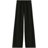 Pantaloni VISCOSE SATIN WIDE LEG TROUSERS WITH ELASTIC WAISTBAND Femei