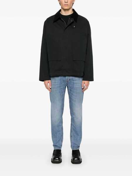 Blugi drepti Dondup BRIGHTON PANTS Blue Barbati (BM 17043811) 2