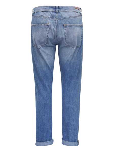 Blugi drepti Dondup ICON PANTS Blue Barbati (BM 17043817) 2