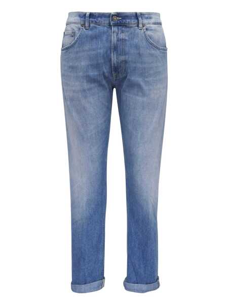 Blugi drepti Dondup ICON PANTS Blue Barbati (BM 17043817) 1