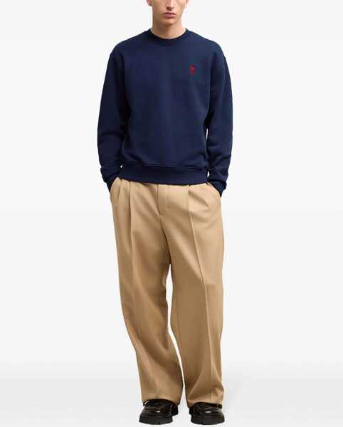 Bluze de trening AMI Paris Logoed Sweatshirt BLEU NUIT Barbati (BM 17043836) 2