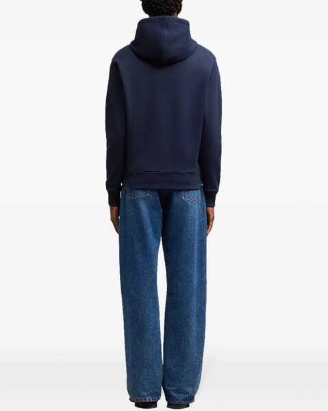 Bluze de trening AMI Paris Logoed Hoodie BLEU NUIT Barbati (BM 17043839) 4