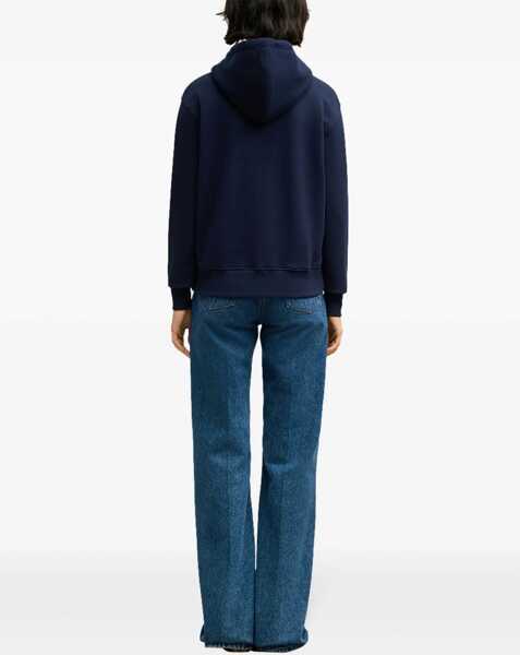 Bluze de trening AMI Paris Logoed Hoodie BLEU NUIT Barbati (BM 17043839) 5