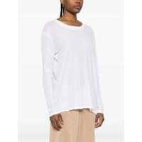 Imbracaminte James Perse Dama - Tricouri James Perse Semi-transparent Long Sleeve Jersey WHITE Femei (BM 17044139) - B-mall.ro