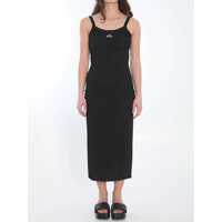 Rochii elegante Slip Dress With 3D Logo Femei