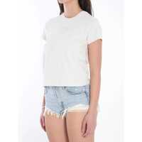 Tricouri Alexander Wang Dama - Tricouri Alexander Wang Cropped T-Shirt With Logo WHITE Femei (BM 17044610) - B-mall.ro