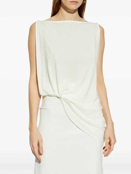 Bluze JACQUEMUS Peplo Top WHITE Femei (BM 17044625) 3
