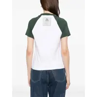Imbracaminte JACQUEMUS Dama - Tricouri JACQUEMUS Cropped Baseball T-Shirt WHITE Femei (BM 17044631) - B-mall.ro