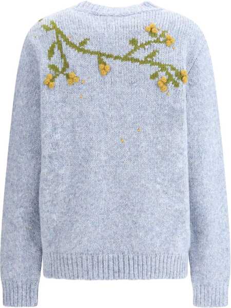 Pulovere BAZISZT Puff Sweater BABY BLUE Femei (BM 17044880) 2