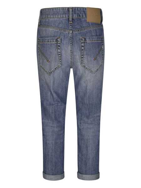 Blugi drepti Dondup KOONS GIOIELLO PANTS Blue Femei (BM 17045050) 2