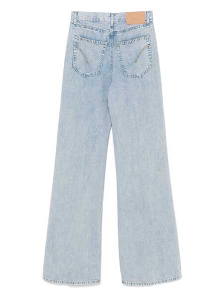 Blugi drepti Dondup AMBER PANTS Blue Femei (BM 17045062) 2