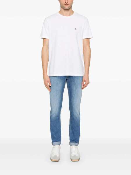 Blugi drepti Dondup GEORGE PANTS Blue Barbati (BM 17045167) 2