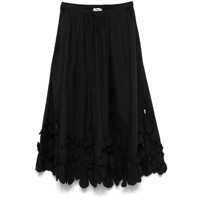 Fuste Forte_Forte Embroidered Cotton Skirt Femei