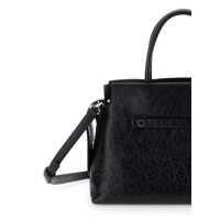 Genti de mana Tory Burch Dama - Genti de mana Tory Burch Mercer Black Handbag With Rivet Details And Distressed Effect In Leather Woman Black Femei (BM 17046385) - B-mall.ro