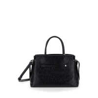 Genti de mana 'Mercer' Black Handbag With Rivet Details And Distressed Effect In Leather Woman Femei