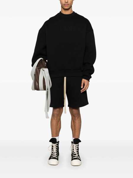 Pulovere FEAR OF GOD Fear Of God Eternal Fleece Crewneck Black Barbati (BM 17047624) 2