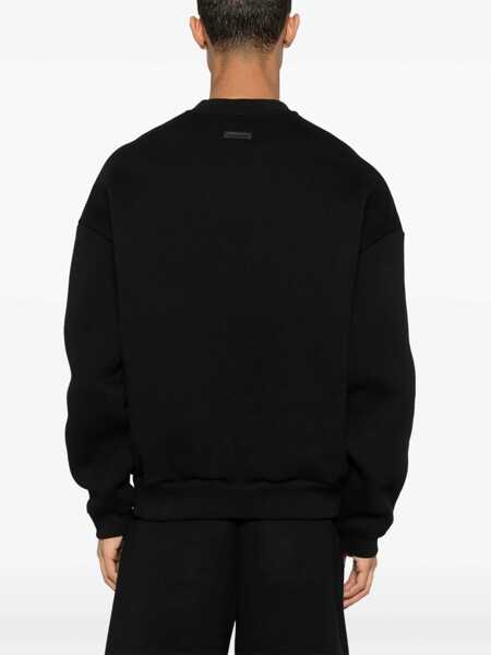 Pulovere FEAR OF GOD Fear Of God Eternal Fleece Crewneck Black Barbati (BM 17047624) 4