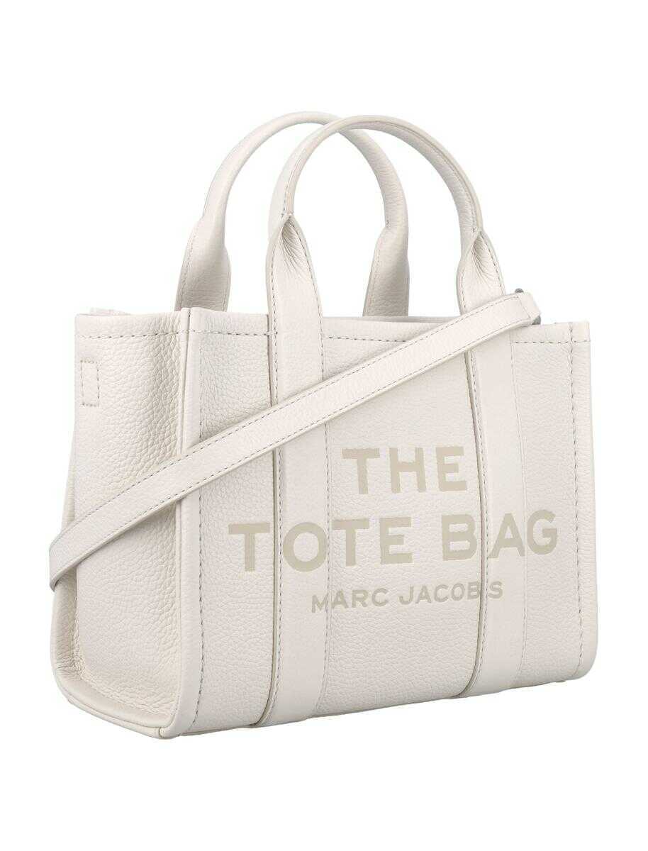 Genti de umar Marc Jacobs Marc Jacobs The Mini Tote Leather Bag COTTON SILVER Femei (BM 17047810) 2